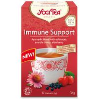 yogi ayurvedic organic immune support blend tea 17 bags