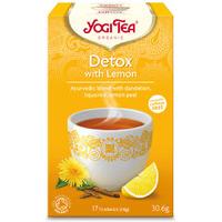 yogi ayurvedic organic detox tea with lemon 17 bags