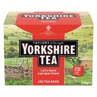 Yorkshire Tea One Cup String and Tag Tea Bags Pack of 100 2680UK