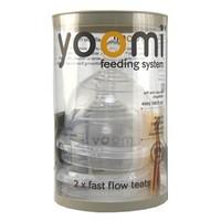 yoomi fast flow teats 4 months 2 teats