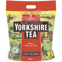 yorkshire 1 cup tea bag pack of 1200 1109