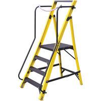 youngman youngmans 4 tread megastep large platform grp steps