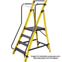 youngman youngmans 6 tread megastep large platform grp steps