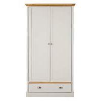 York 2 Door 1 Drawer Wardrobe