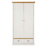 York 2 Door 1 Drawer Wardrobe