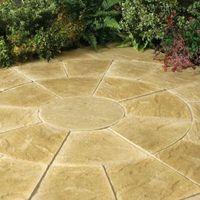 York Gold Abbey Circle Kit (L)2.4 (W)2.4m Pack of 25 4.52 m² (D)2.4m