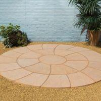 York Gold Abbey Twist Circle Kit (L)2.4 (W)2.4m Pack of 25 4.52 m² (D)2.4m