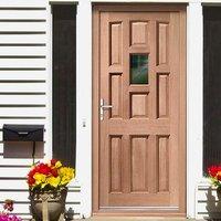 York Mahogany Door - Fit Your Own Glass