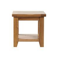 York Oak Lamp Table