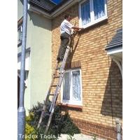 Youngman DIY 100 (2.2m - 5.1m) Triple Aluminium Extension Ladder 7 Rung 3 Section Tradex Tools Ltd Special Offer