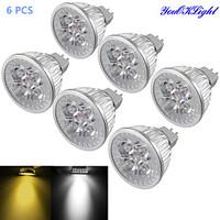 youoklight 6pcs mr16 4w dimmable 4 led spotlight warm whitecold white  ...