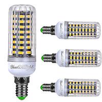YouOKLight 4PCS E14 6W AC220-240V 725733 SMD LED Intelligent IC Control Cole White/Natural White/Warm White Three-segmented Dimmable LED Corn Bulb