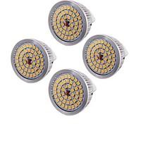 YouOKLight 4PCS MR16 6.5W 600lm Warm White 3000K 48-SMD 2835 LED Spotlight (AC12V)