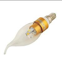 YouOKLight E14 3W 240lm 3000K 6-5730 SMD LED Warm White Light Bulb Lamp (85~265V)Silver/Golden