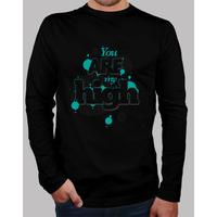 you are my man long sleeve shirt high