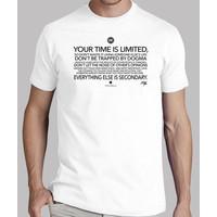 your time is limited (white)