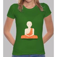 young monk in the forest t shirt