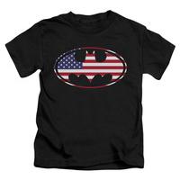 Youth: Batman - American Flag Oval