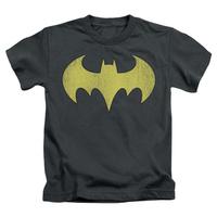 youth batman batgirl logo distressed