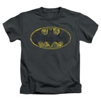 youth batman tattered logo