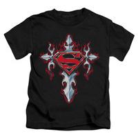 youth superman gothic steel logo