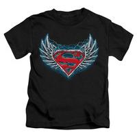 youth superman steel wings logo