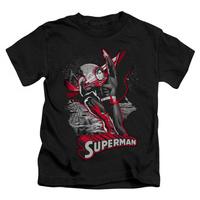 youth superman superman red gray