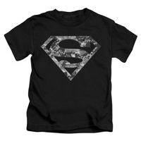 youth superman urban camo shield