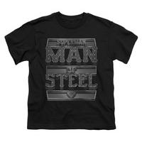 youth superman steel text