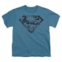 Youth: Superman - Navy Camo Shield