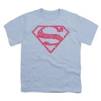 youth superman word shield