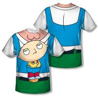 Youth: Family Guy - Stewie Carrier Costume Tee (Front/Back Print)