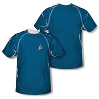 Youth: Star Trek - Science Uniform Costume Tee (Front/Back Print)