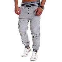 Yoonheel Men\'s Sweatpants, Casual / Sport Print Cotton / Polyester