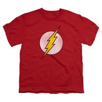 youth dc comics the flash logo distressed