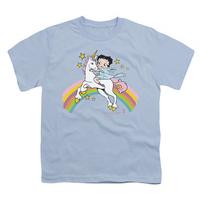 Youth: Betty Boop-Unicorn & Rainbows