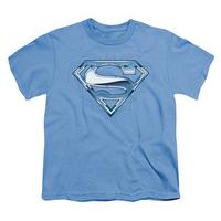 youth superman tribal chrome shield