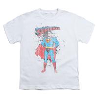 youth superman vintage ink splatter