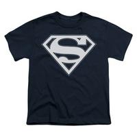 Youth: Superman - Navy & White Shield