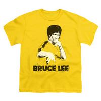 youth bruce lee yellow splatter suit