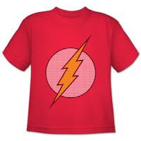 youth dc comics flash little logos