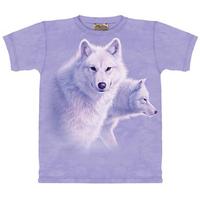 youth graceful white wolf