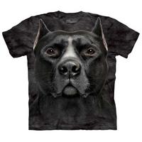 Youth: Black Pitbull Head