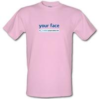 Your Face: 3 Million People Dislike This male t-shirt.