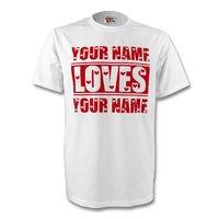 Your Name Loves Your Name T-shirt (white)