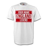 your name england legend tee white kids