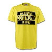 your name borussia dortmund legend tee yellow kids