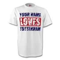 Your Name Loves Tottenham T-shirt (white) - Kids