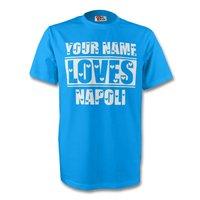 your name loves napoli t shirt sky kids