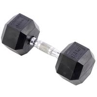 York Individual Rubber Hex Dumbbell